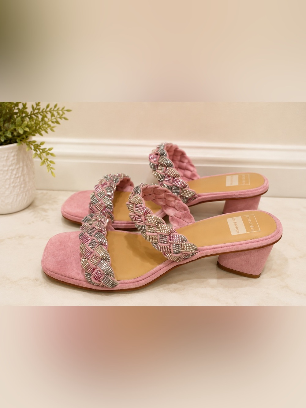 Women’s Block Heel Unicorn Color Sandals Size 11​​​​​​
